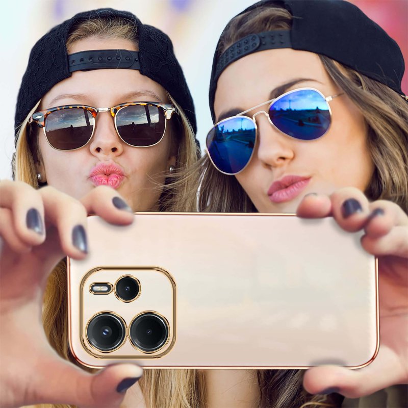 etui-do-xiaomi-redmi-note-14-5g-ze-zlota-ramka-rozowe-ze-szklem