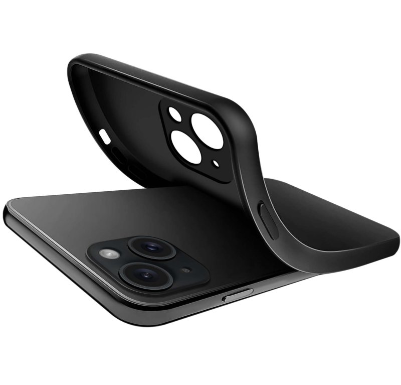 etui-do-iphone-13-14-czarne-matowe-z-zestawem-2-szkiel