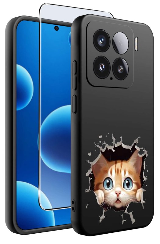 etui-do-xiaomi-15-malowane-rozne-wzory-z-kotem-ze-szklem