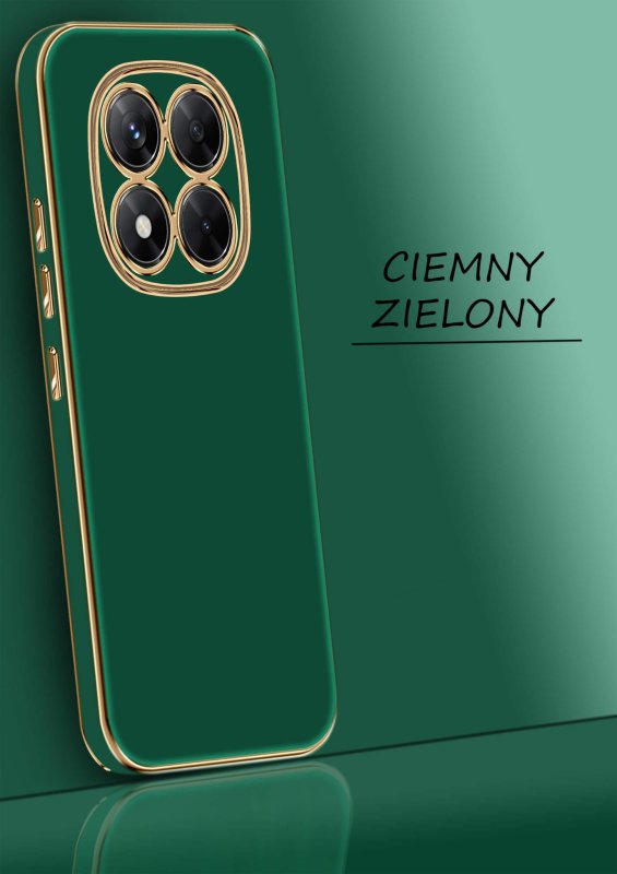 etui-do-xiaomi-redmi-note-14-pro-5g-ze-zlota-ramka-zielone
