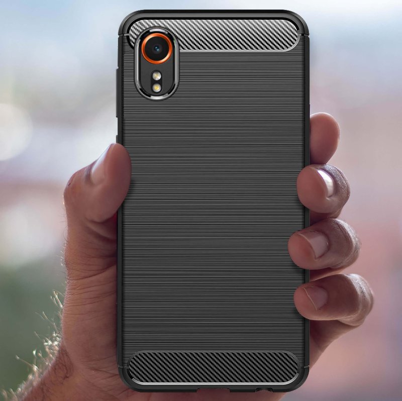 etui-do-samsung-xcower-7-czarne-carbon-ze-szklem