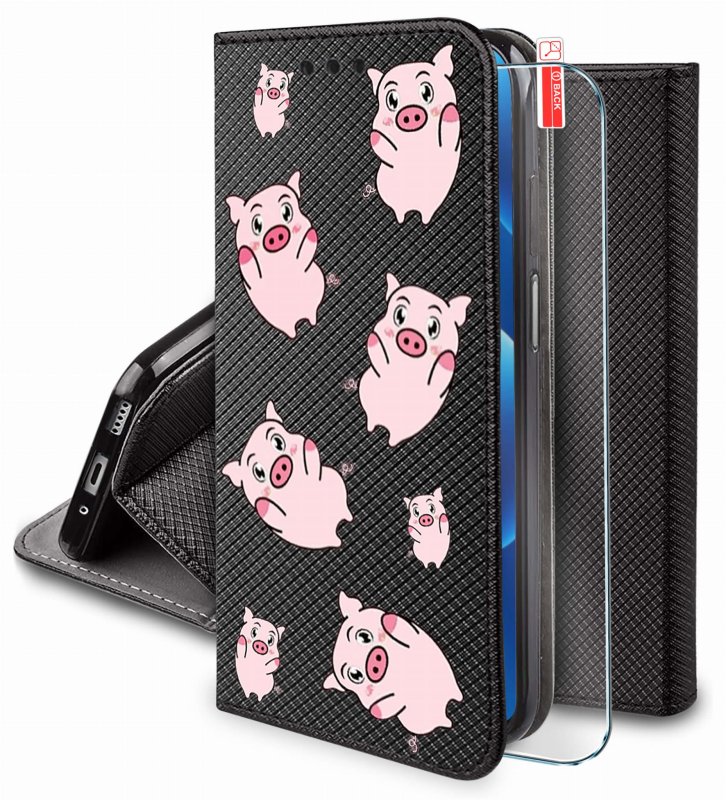 etui-do-realme-c75-zamykane-malowane-wzor-zwierzeta-ze-szklem