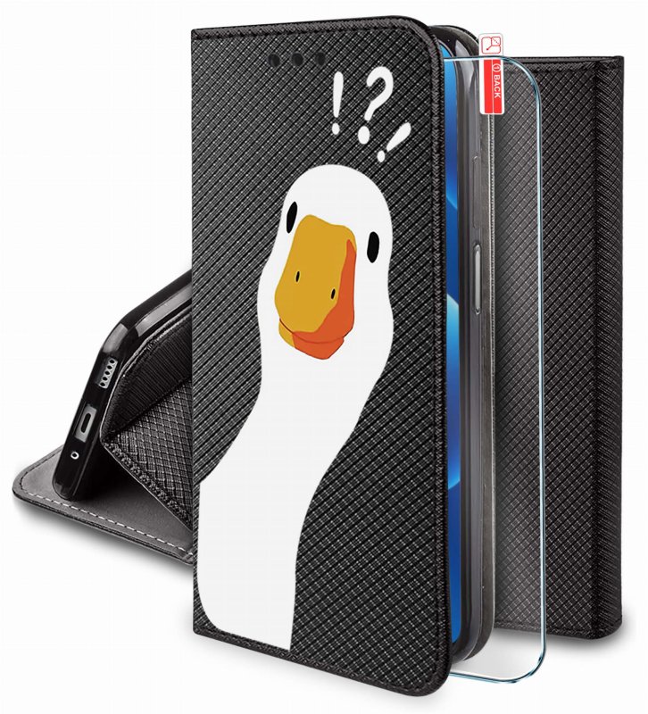 etui-do-realme-c75-zamykane-malowane-wzor-ges-ze-szklem