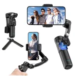 Gimbal stabilizator elektroniczny do telefonu – uchwyt, statyw, stojak z pilotem