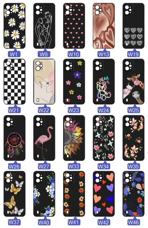 etui-do-realme-c31-malowane-rozne-wzory-kobiece-ze-szklem
