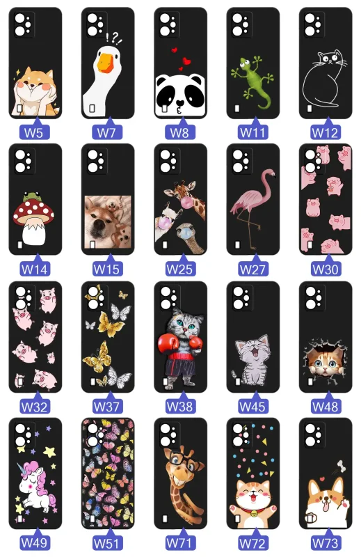 etui-do-realme-c31-malowane-rozne-wzory-zwierzeta-ze-szklem