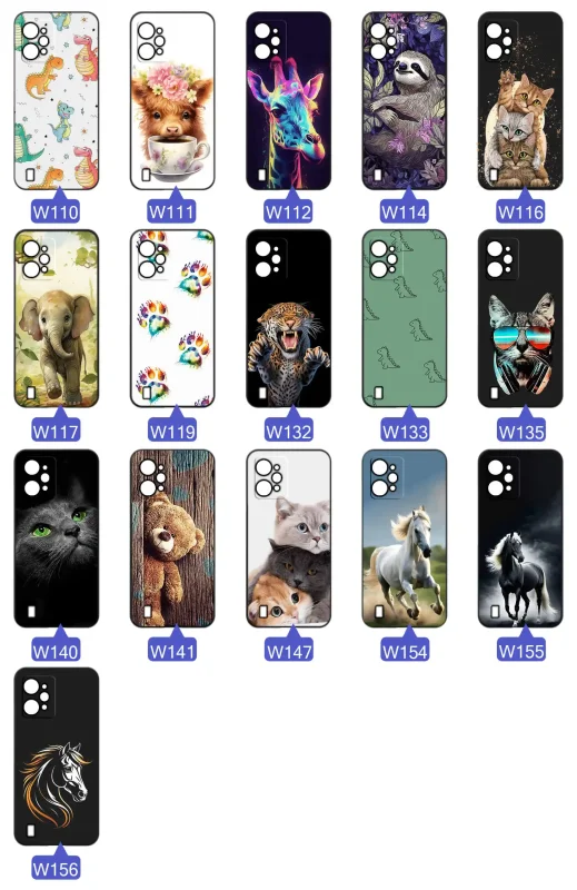 etui-do-realme-c31-malowane-rozne-wzory-zwierzeta-ze-szklem