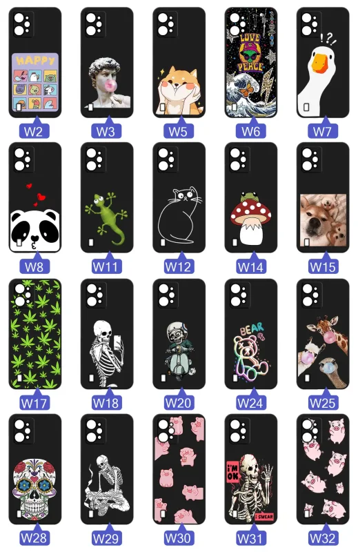 etui-do-realme-c31-malowane-rozne-wzory-smieszne-ze-szklem