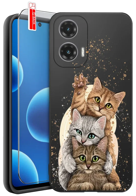 etui-do-motorola-moto-g45-5g-rozne-wzory-z-kotem-ze-szklem