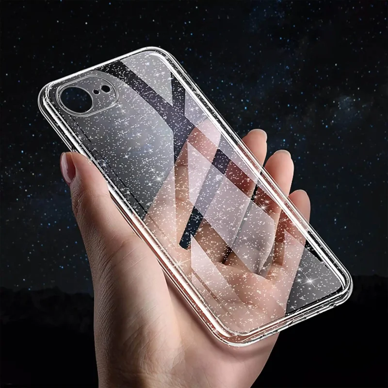 etui-do-iphone-16e-17e-bezbarwne-z-brokatem-ze-szklem