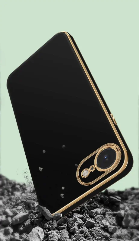 etui-do-iphone-16e-17e-ze-zlota-ramka-czarne-ze-szklem