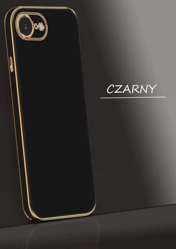 etui-do-iphone-16e-17e-ze-zlota-ramka-czarne-ze-szklem