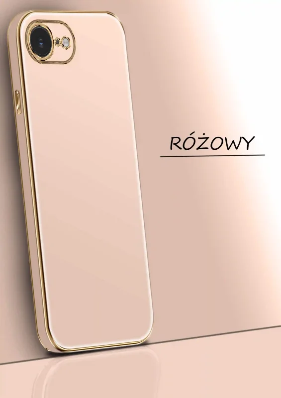 etui-do-iphone-16e-17e-ze-zlota-ramka-rozowe-ze-szklem