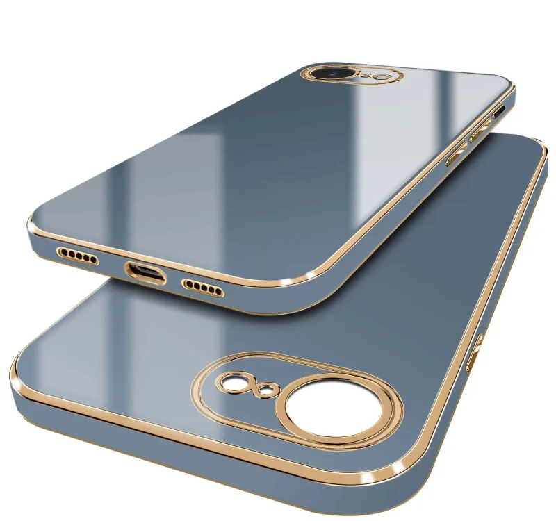 etui-do-iphone-16e-17e-ze-zlota-ramka-szaroniebieskie-ze-szklem