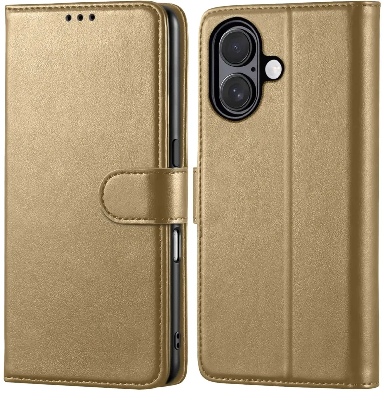 etui-do-iphone-16-zlote-magnetyczne-z-klapka-ze-szklem