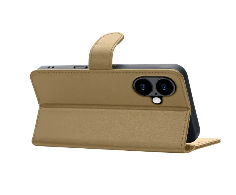 etui-do-iphone-16-zlote-magnetyczne-z-klapka-ze-szklem
