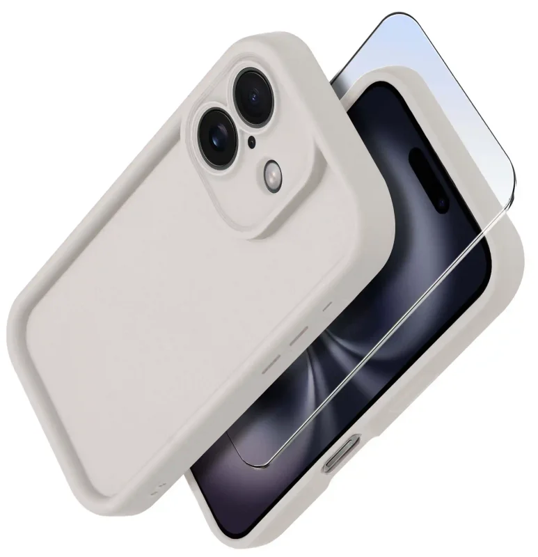 etui-do-iphone-16-biale-wzmacniane-silikonowe-ze-szklem