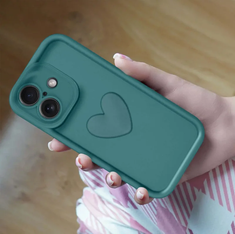 etui-do-iphone-16-silikonowe-serce-zielone-ze-szklem