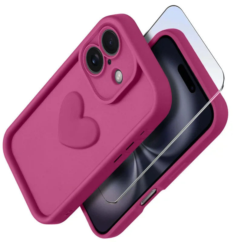 etui-do-iphone-16-silikonowe-serce-rozowe-ze-szklem