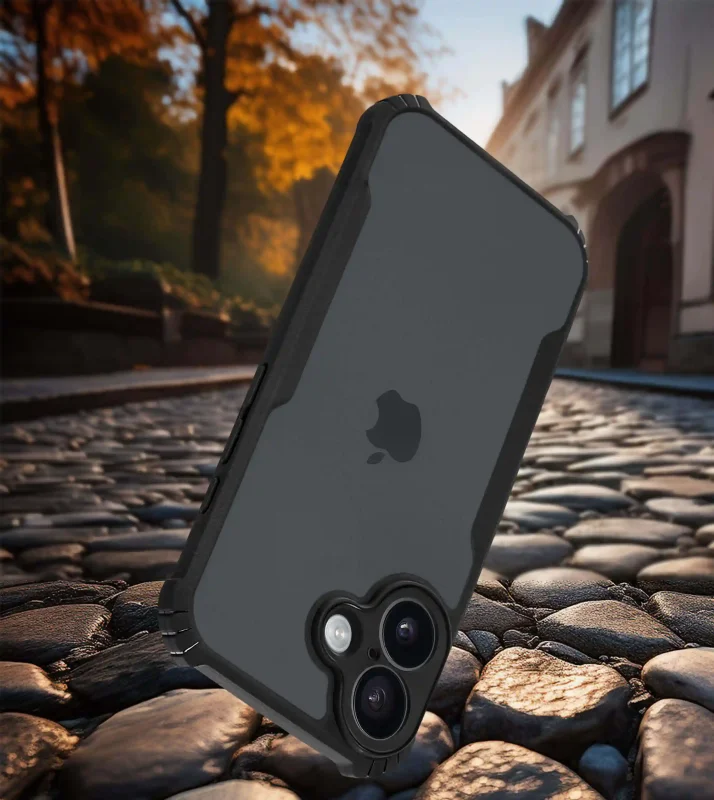etui-do-iphone-16-przezroczyste-z-czarna-matowa-ramka-ze-szklem
