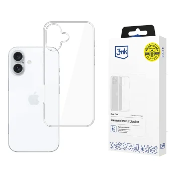 Etui 3MK do Iphone 16 przeźroczyste ze szkłem