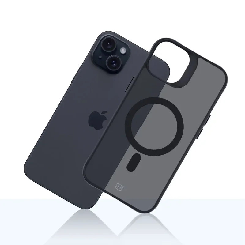 etui-3mk-do-iphone-15-magcase-matowe-czarne-ze-szklem