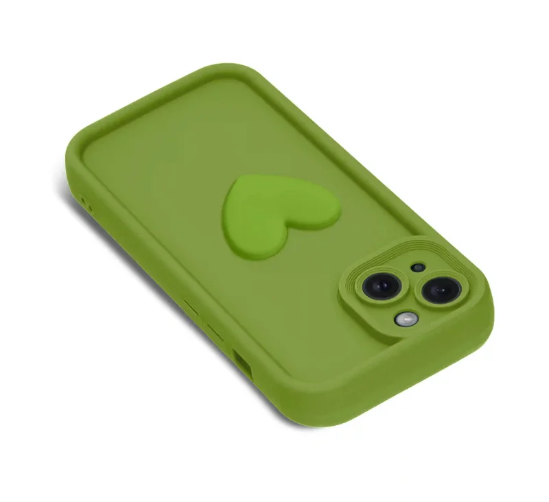 etui-do-iphone-15-silikonowe-serce-limonkowe-ze-szklem