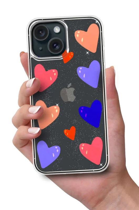 etui-do-iphone-15-bezbarwne-brokat-wzor-ze-szklem