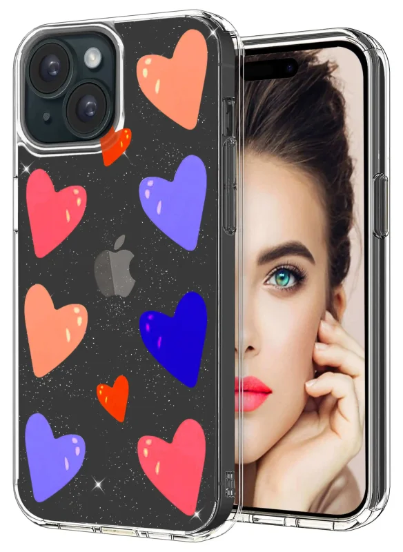 etui-do-iphone-15-bezbarwne-brokat-wzor-ze-szklem