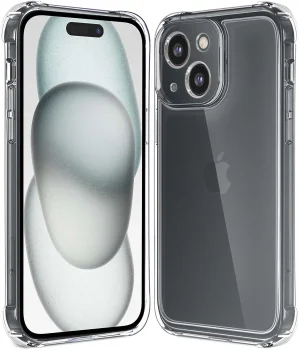 Etui do Iphone 15 przeźroczyste + szkło
