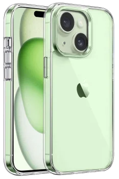 Etui do Iphone 15 bezbarwne grubsze + szkło