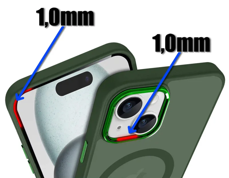 etui-do-iphone-15-magsafe-matowe-zielone-ze-szklem