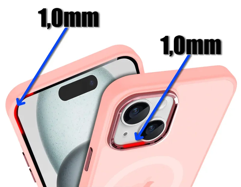 etui-do-iphone-15-magsafe-matowe-rozowe-ze-szklem