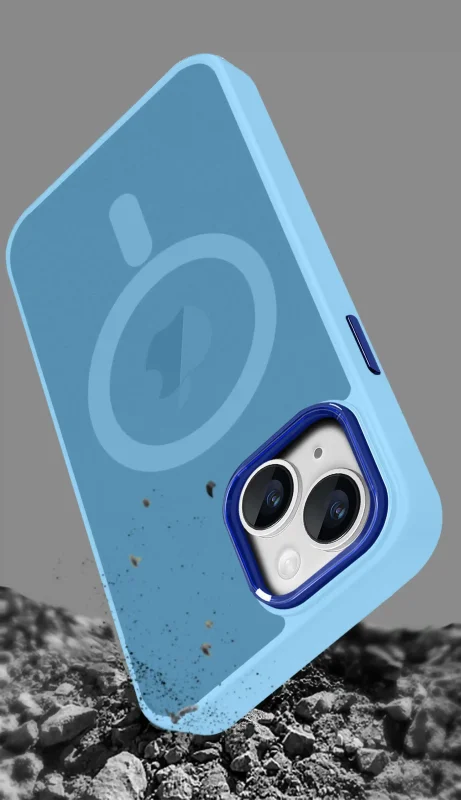 etui-do-iphone-15-magsafe-matowe-niebieskie-ze-szklem