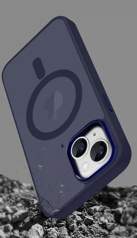etui-do-iphone-15-magsafe-matowe-granatowe-ze-szklem