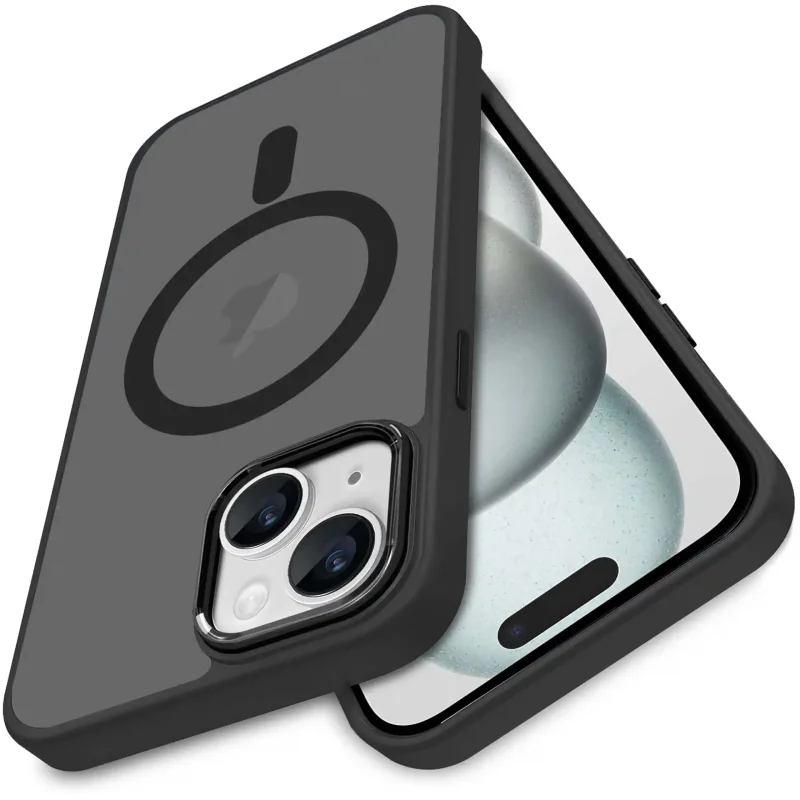 etui-do-iphone-15-magsafe-matowe-czarne-ze-szklem