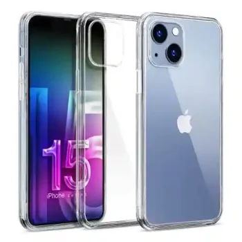 Etui 3MK do Iphone 15 bezbarwne + szkło