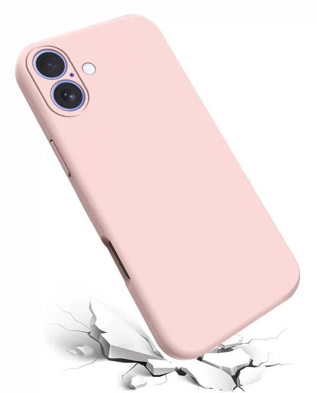 etui-do-iphone-16-plus-jasnorozowe-silikonowe-ze-szklem