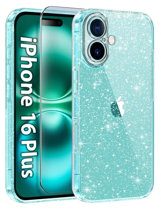 etui-do-iphone-16-plus-bezbarwne-z-brokatem-ze-szklem