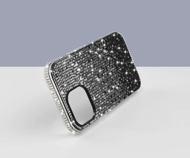 etui-do-iphone-15-pro-silikonowe-diamond-czarne-ze-szklem
