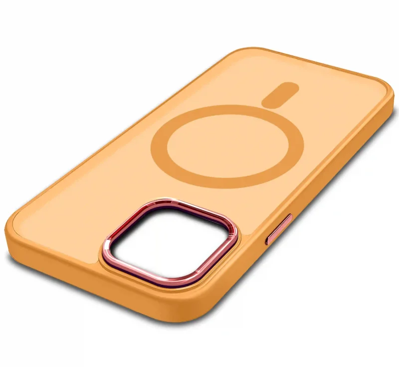 etui-do-iphone-15-pro-magsafe-matowe-pomaranczowe-ze-szklem