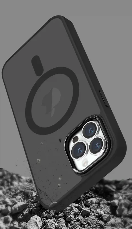etui-do-iphone-15-pro-magsafe-matowe-czarne-ze-szklem