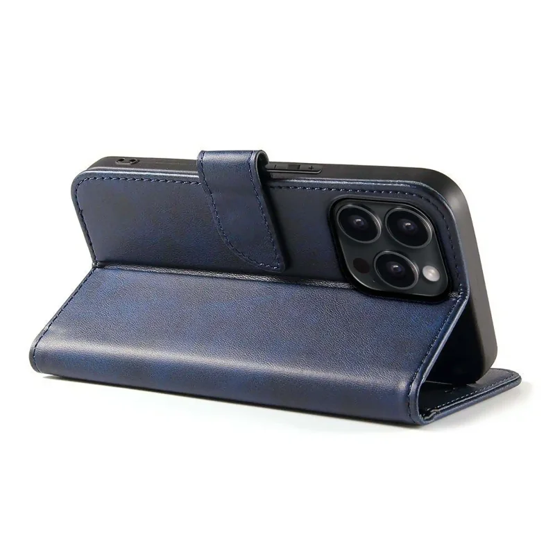 etui-do-iphone-15-pro-skorzane-z-klapka-granatowe-ze-szklem