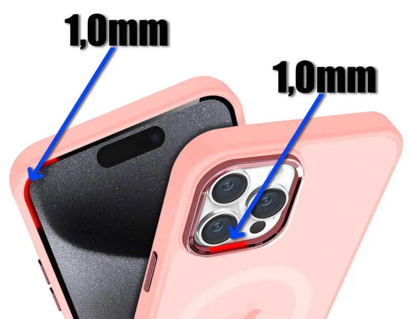etui-do-iphone-15-pro-magsafe-matowe-rozowe-ze-szklem