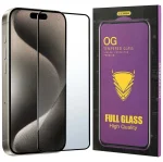 Szkło hartowane 5D do Iphone 15 Pro na cały ekran OG Premium