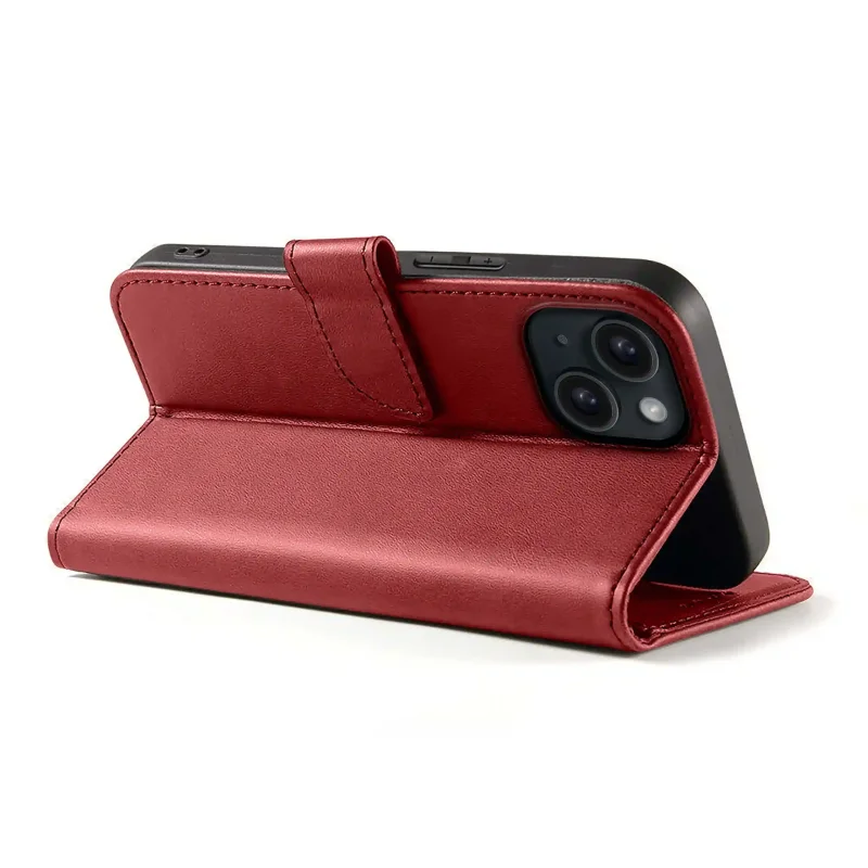 etui-do-iphone-15-plus-skorzane-z-klapka-burgundowe-ze-szklem