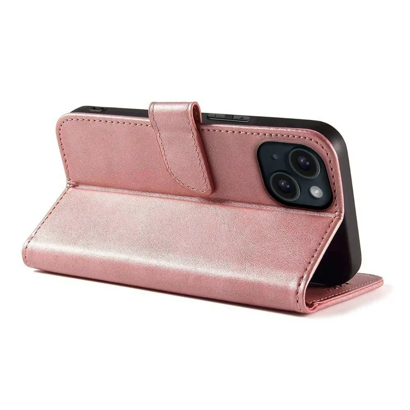 etui-do-iphone-15-plus-skorzane-z-klapka-rozowe-ze-szklem