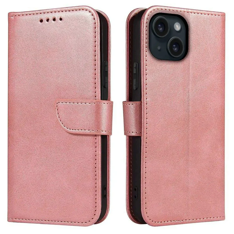 etui-do-iphone-15-plus-skorzane-z-klapka-rozowe-ze-szklem