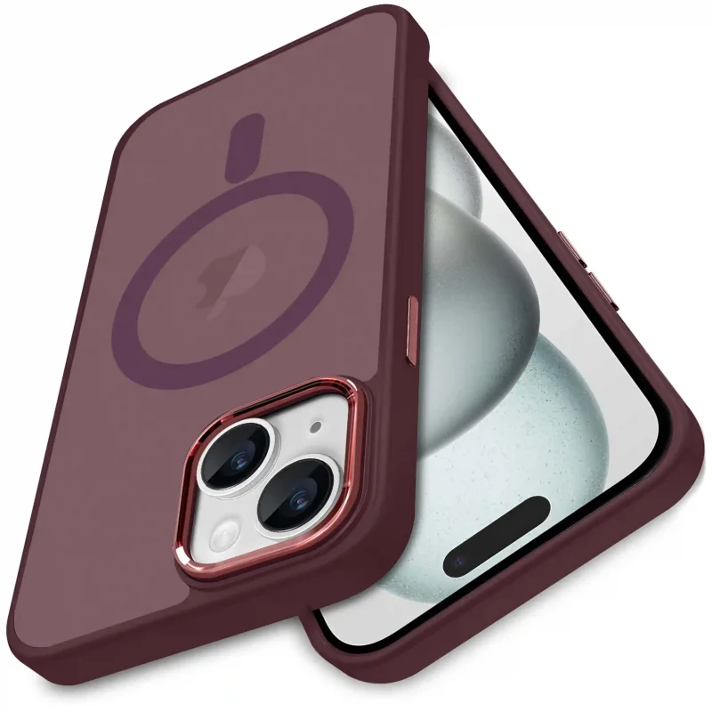 etui-do-iphone-15-plus-magsafe-matowe-burgundowe-ze-szklem