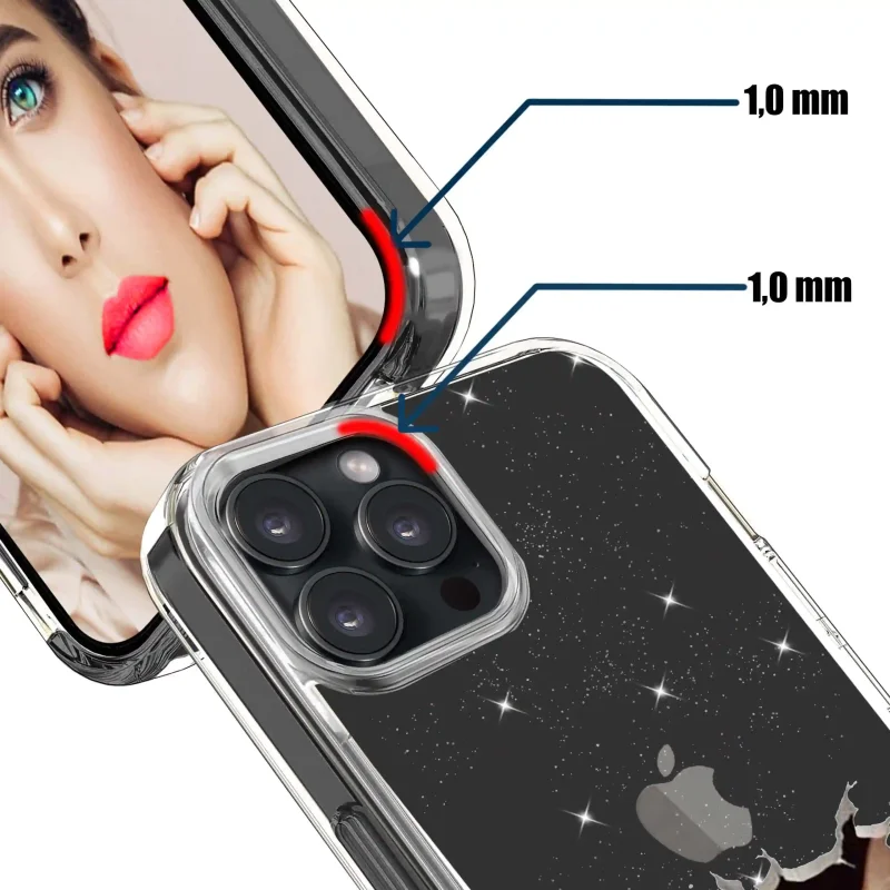 etui-do-iphone-15-pro-max-bezbarwne-brokat-wzor-kot-szklo